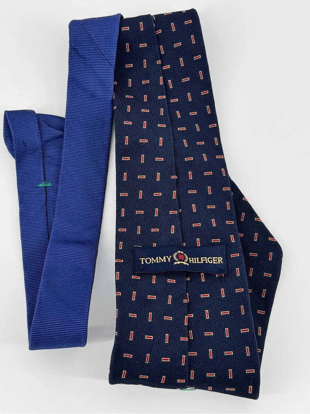 Tommy Hilfiger Classic Navy Geometric Men's Tie‎